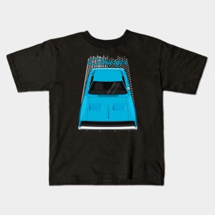 Dodge Charger 1968 - Blue Kids T-Shirt